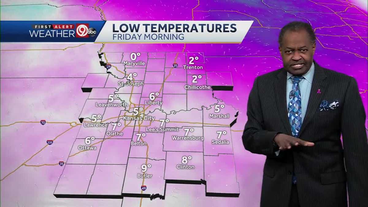 KC's cold temperatures continue tonight and Friday
