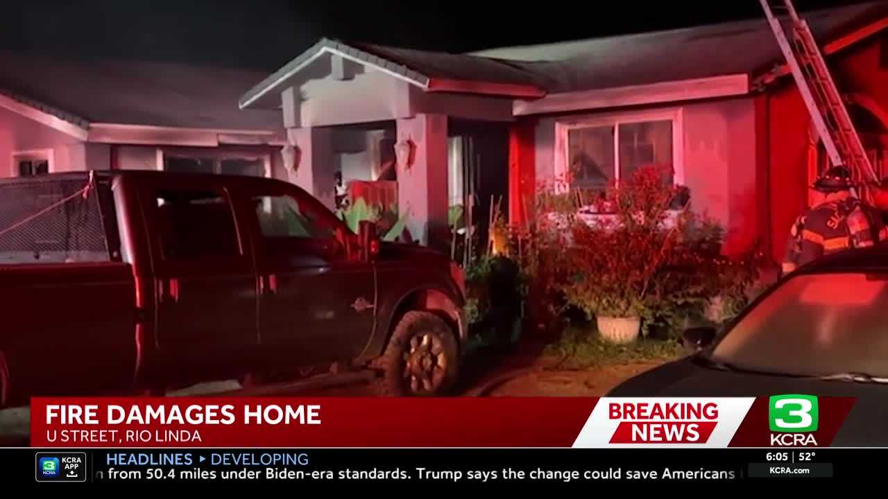 Family of 7 is safe after a fire gutted a home in Rio Linda