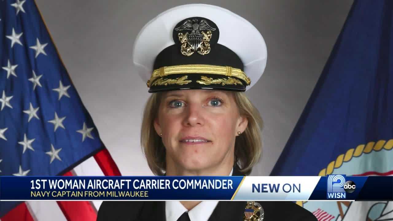 1st Woman To Command U.S. Navy Aircraft Carrier A Milwaukee Native