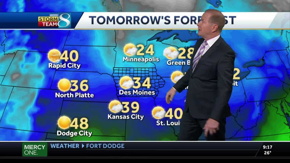 Clouds decrease Tuesday, breezy conditions continue