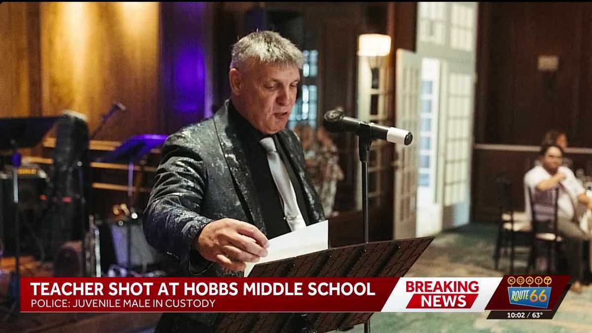 ‘Thoughts and prayers are not enough’: daughter says Hobbs teacher was shot multiple times