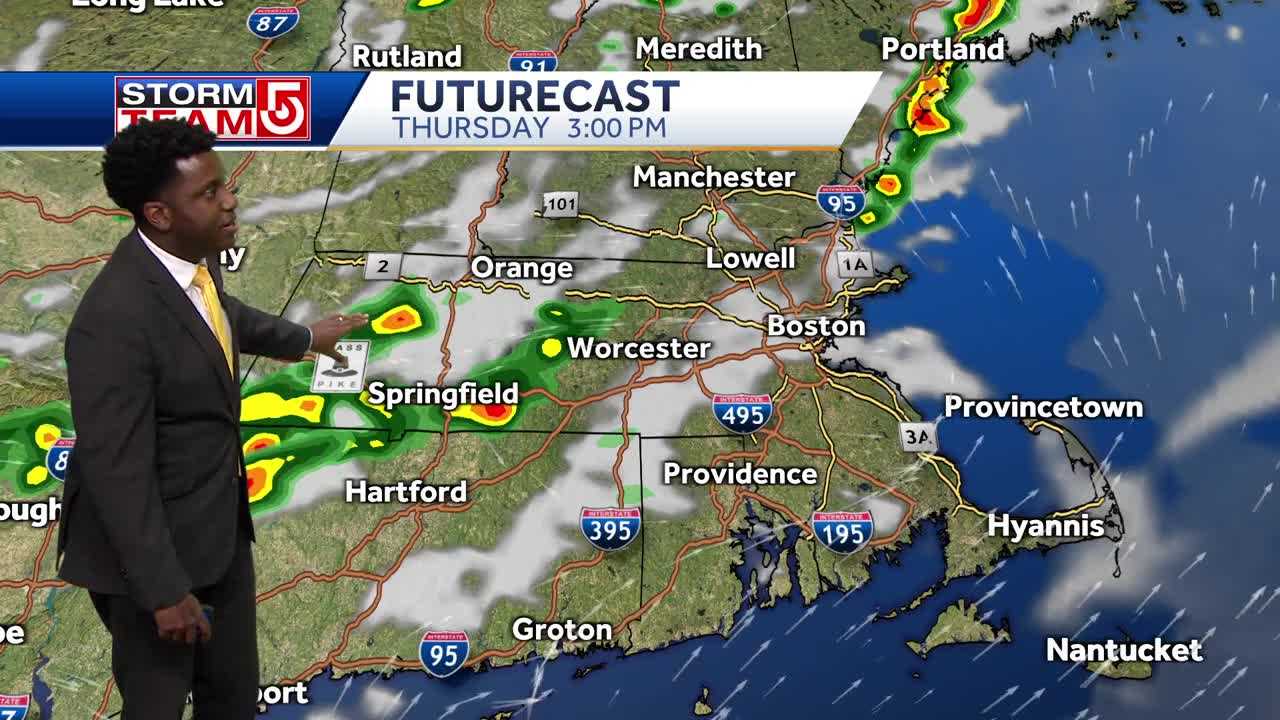 Video: Severe storms moving in Thursday afternoon
