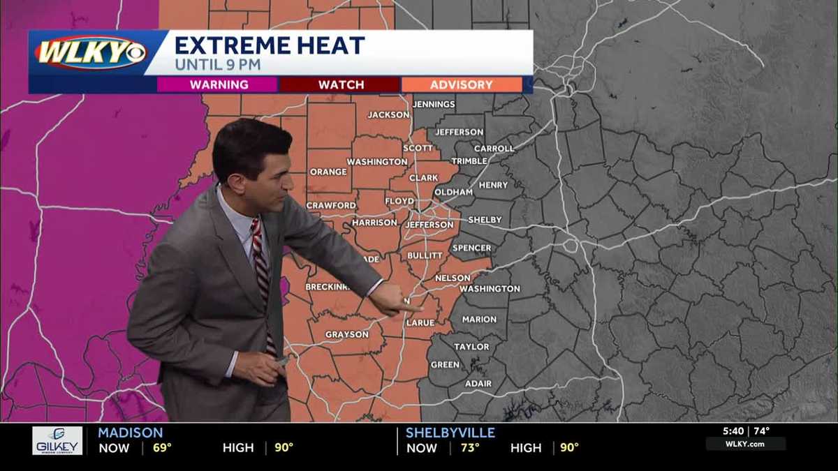 Hot Monday, with evening storm chances
