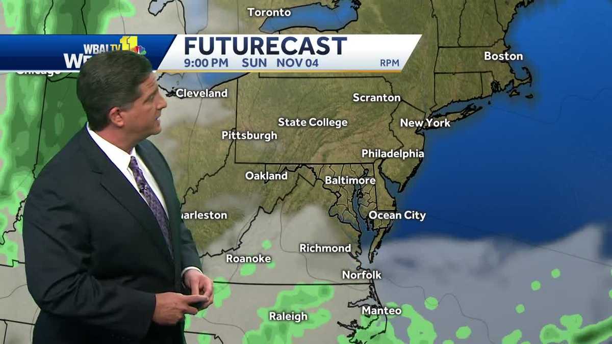 Cold start to Sunday in Maryland