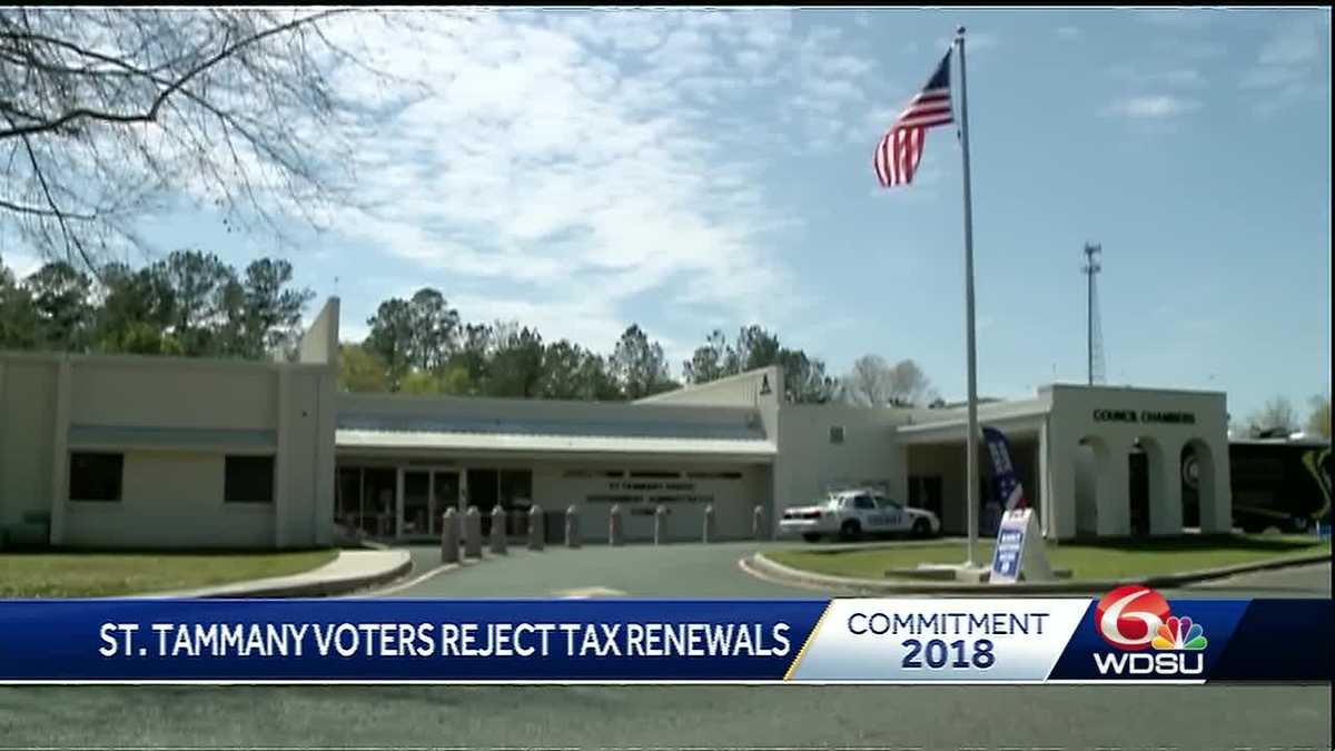 Third time not the charm Voters again reject St. Tammany Parish tax renewals