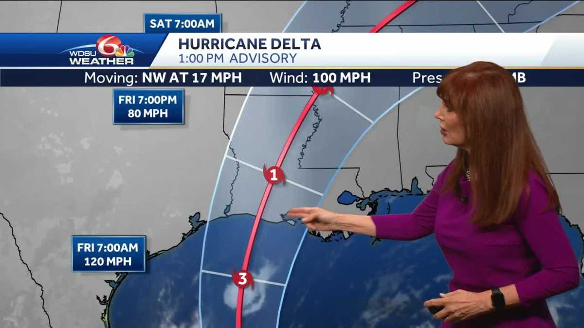 Delta forecast to make Gulf coast landfall Friday