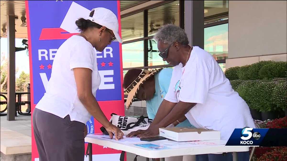 Oklahoma drives across state to push people to register to vote