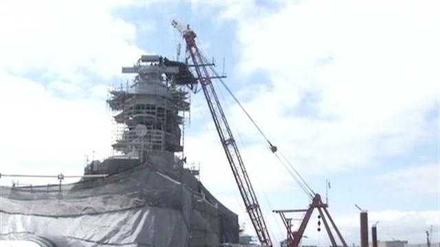 USS Iowa passes new milestone