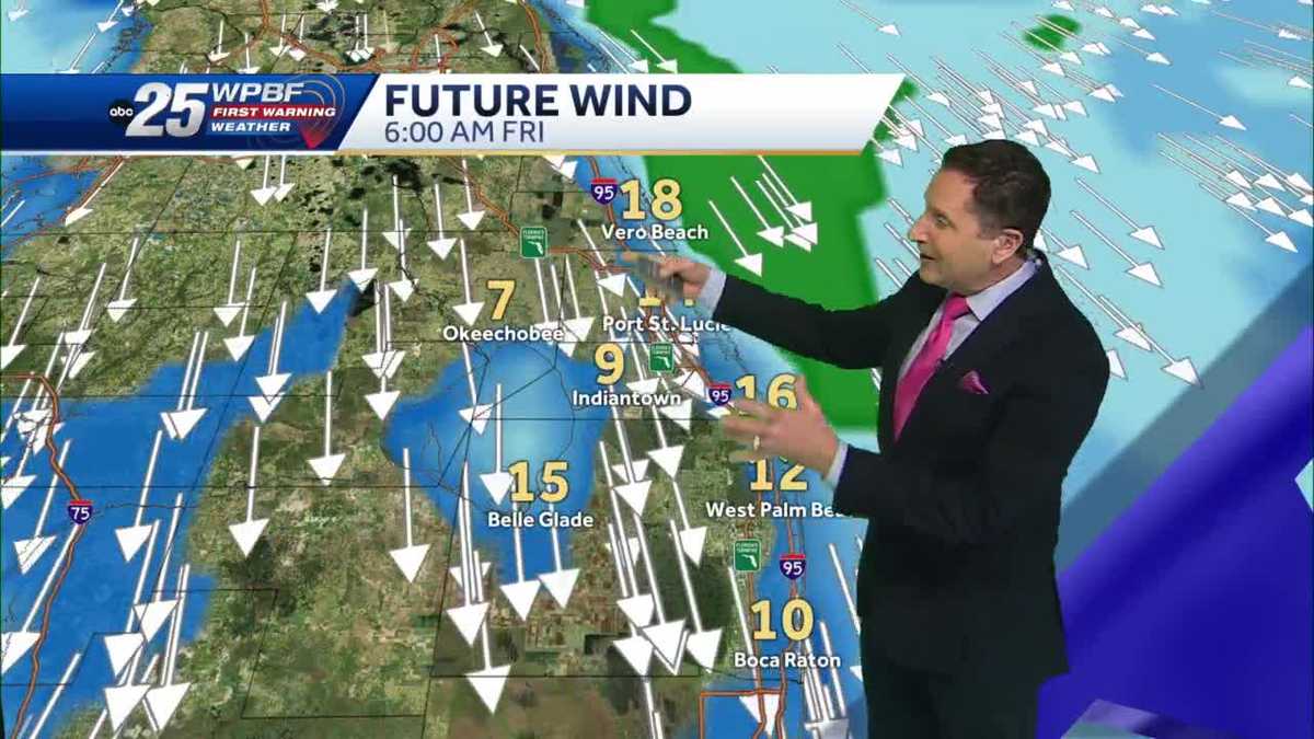 Near record highs before a cold front