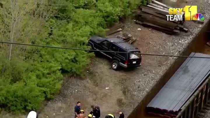 Freight Train Suv Collide In Baltimore County 9182