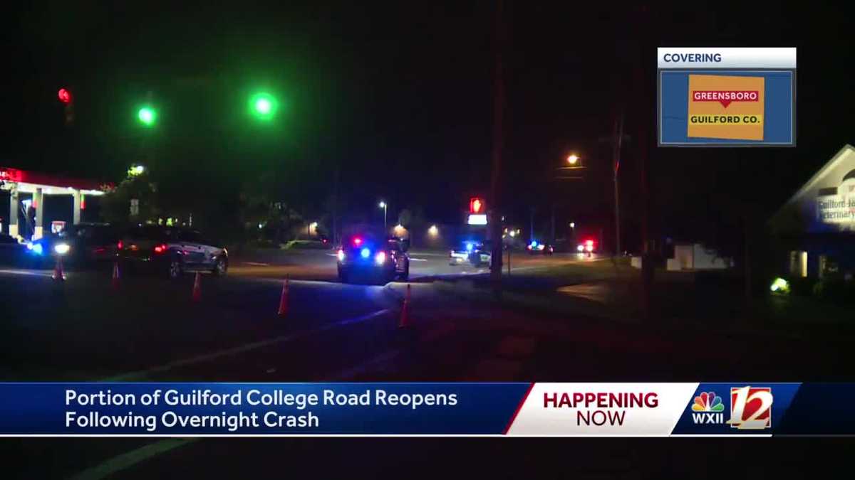 Greensboro police investigate overnight crash, one person injured