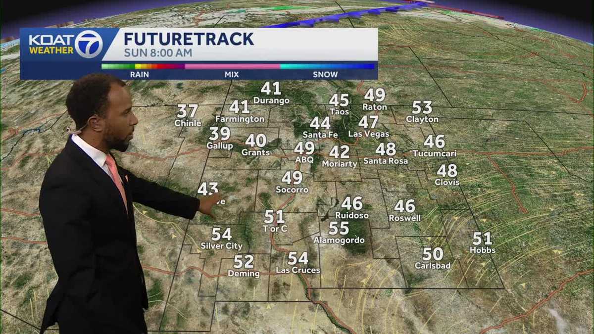 Calm & Dry Weekend with high temperatures slightly above average
