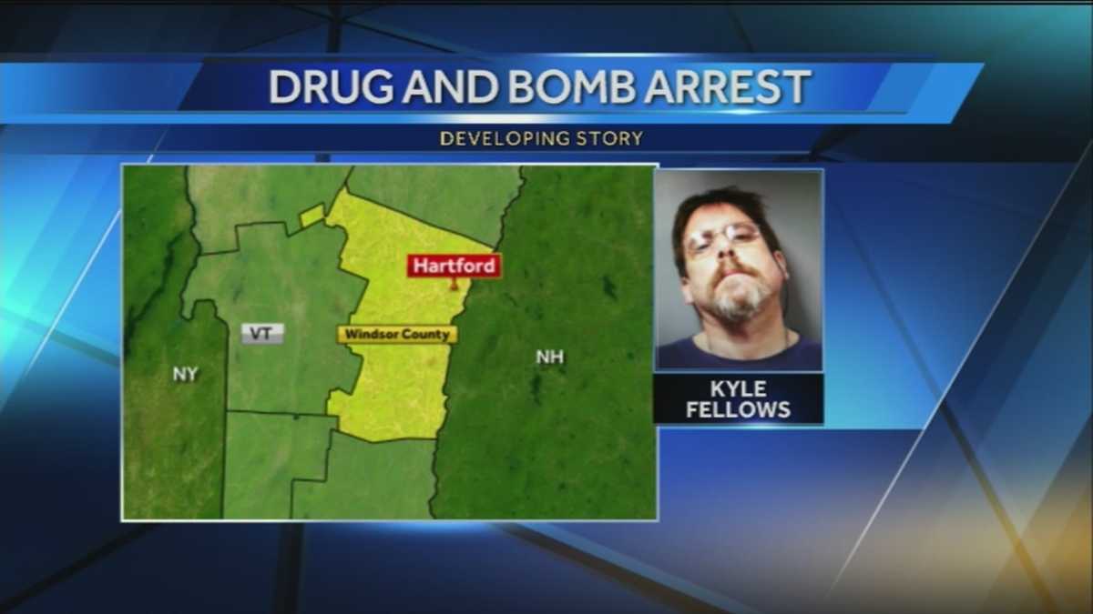 Vermont man arrested on explosives and drug charges