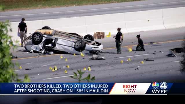 Brothers killed when shots are fired along I-385; incident ends in 3-car crash, authorities say - Vimarsana News