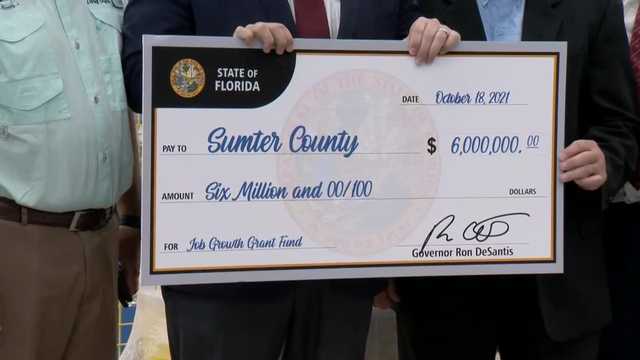 $6 million given to Sumter County Job Growth Grant Fund - Vimarsana News
