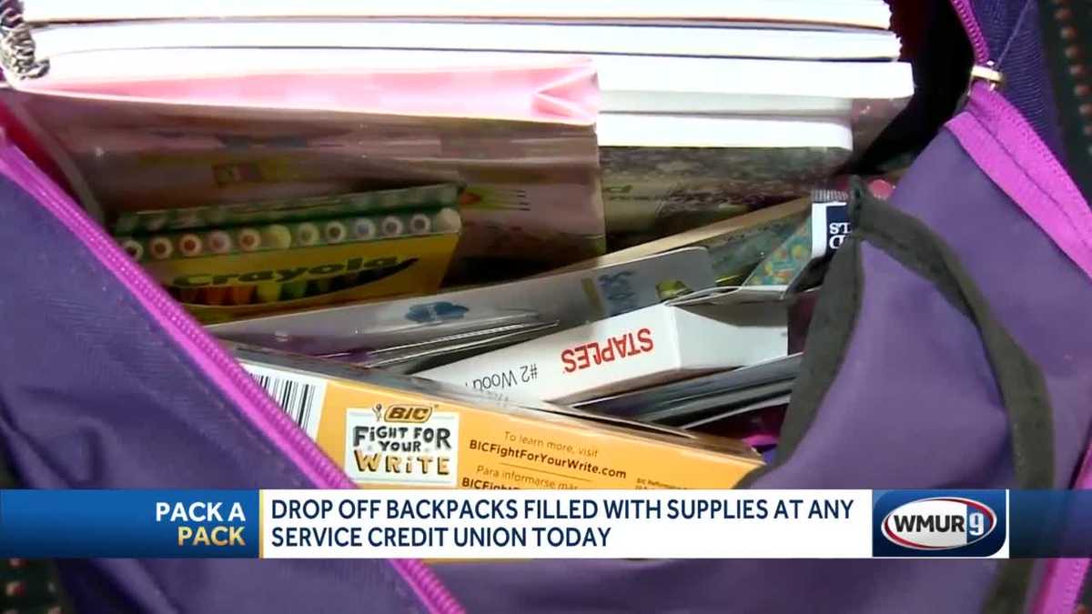 Donors encouraged to drop off new backpacks filled with school supplies ...