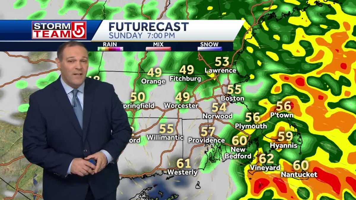Heavy rain, strong winds to continue late into Sunday night