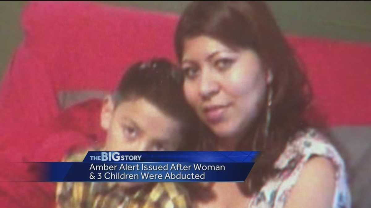 Woman, 3 children abducted; AMBER Alert issued