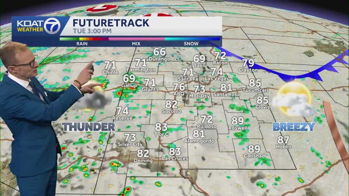 Better chances for rain ahead in New Mexico