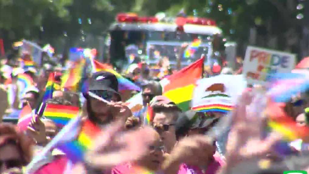 Crowds fill streets in downtown Sacramento for Pride Parade