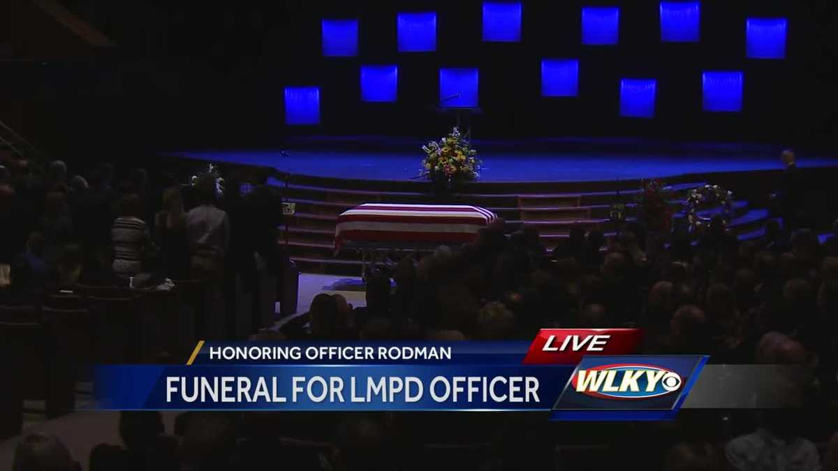 Full funeral for Officer Rodman