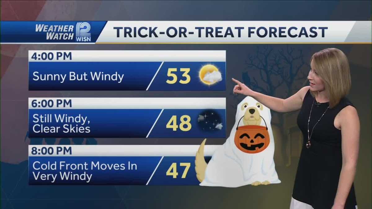 Videocast: Mild and windy Halloween forecast