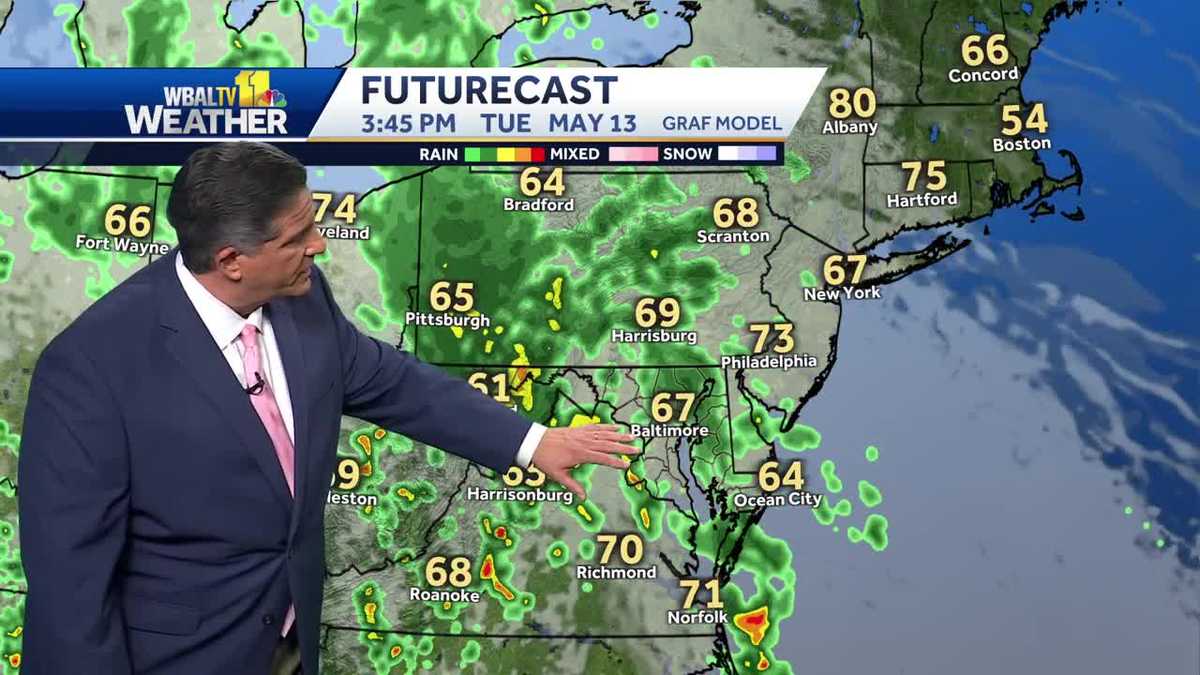 Expect a soggy start to the week