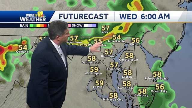 Tony's timeline for rain over the next 48 hours - Vimarsana News