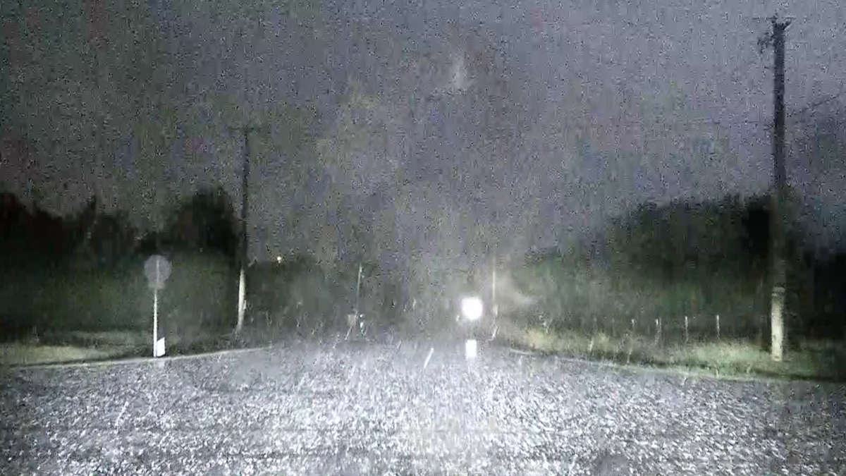 Severe storms bring big hail to central Oklahoma overnight
