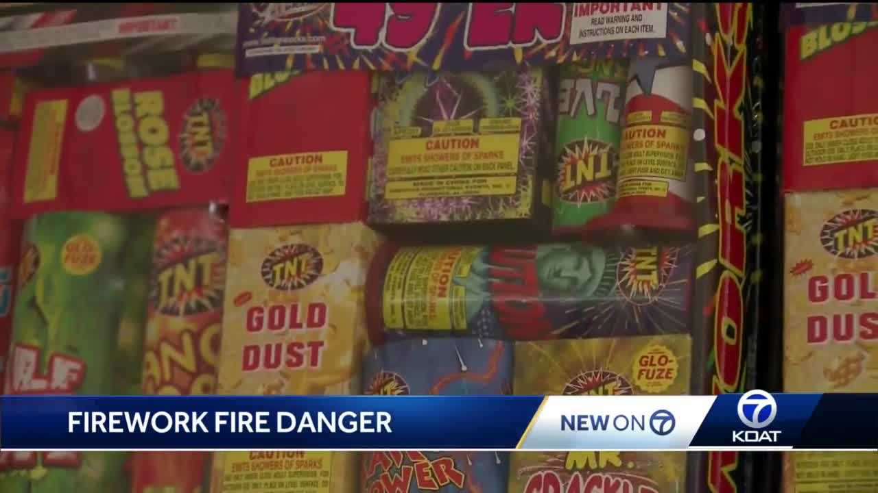 Firework fire danger in New Mexico for 4th of July