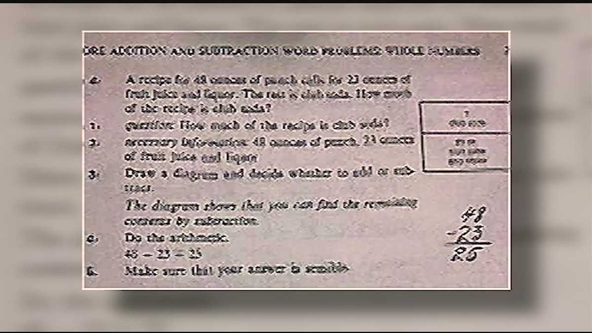 Alcohol, food stamps referenced in N. Avondale school's 4th grade homework