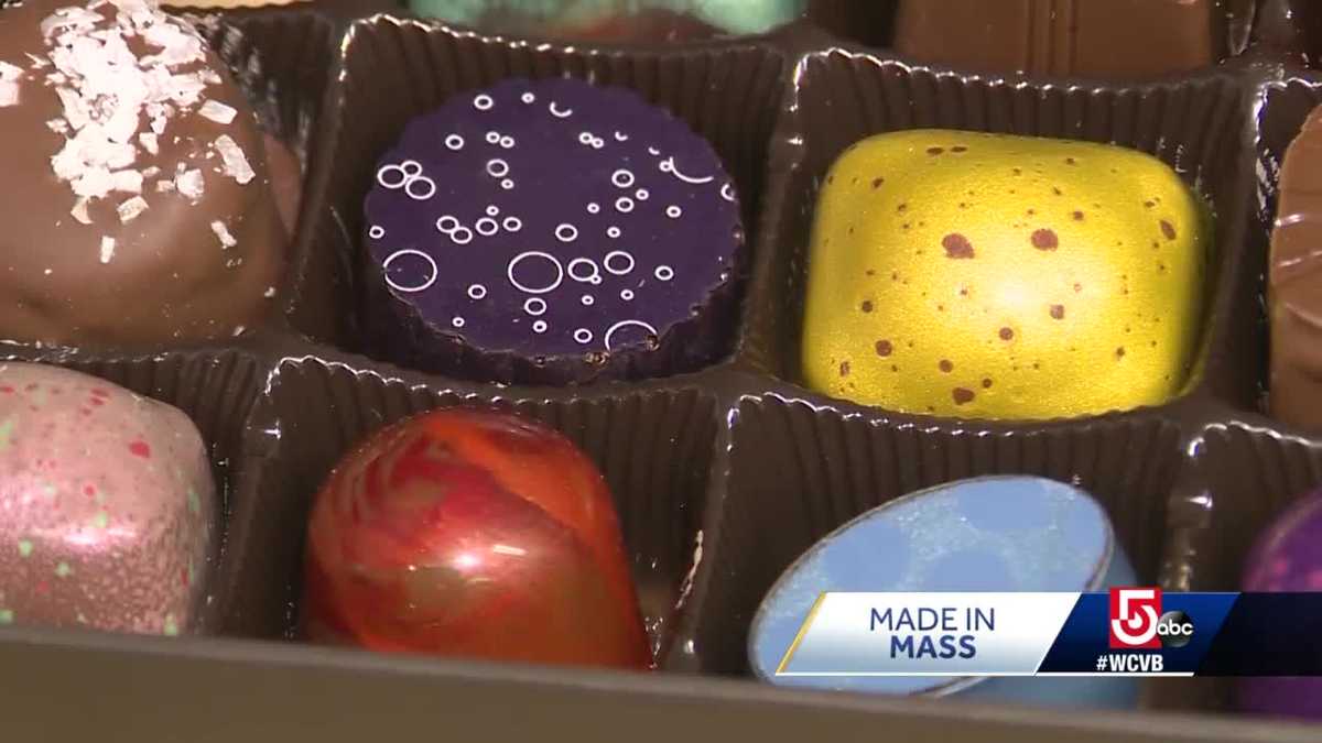 Made in Massachusetts Deliciously colorful Stewart's Chocolates