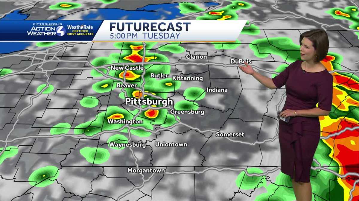 Pittsburgh region doused with heavy rain Tuesday