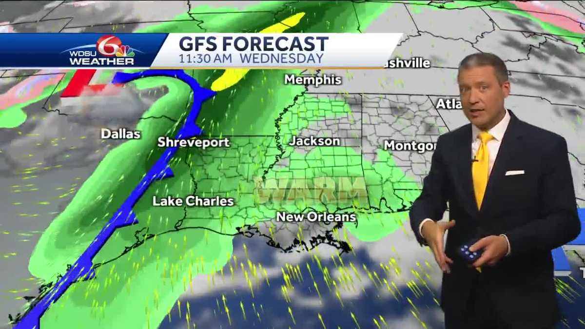Warm Days Before a Chance of Strong to Severe Storms Wednesday