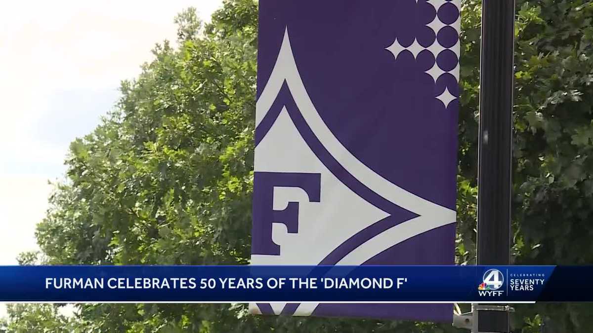 Silver helmets return to Furman Football to commemorate 50th anniversary of  'Diamond F' logo