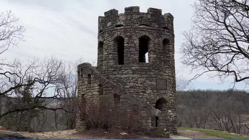 Road leading to landmark in Winterset, Iowa reopens