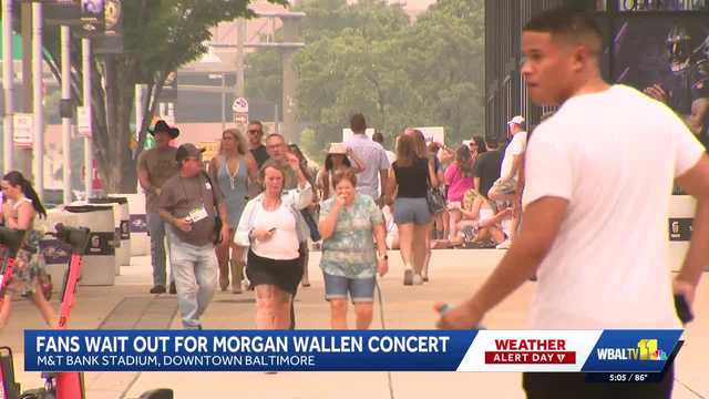 Morgan Wallen concert goes on despite unhealthy Baltimore air quality