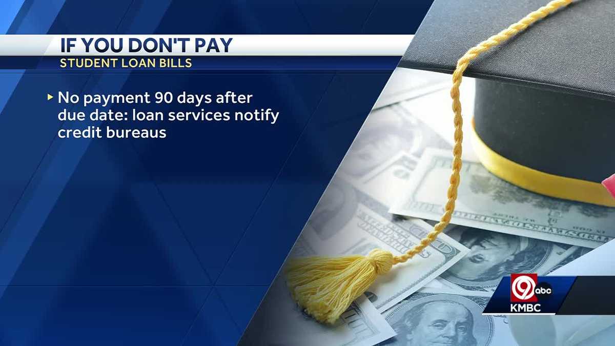 Student loan repayments Grace period expires on Monday