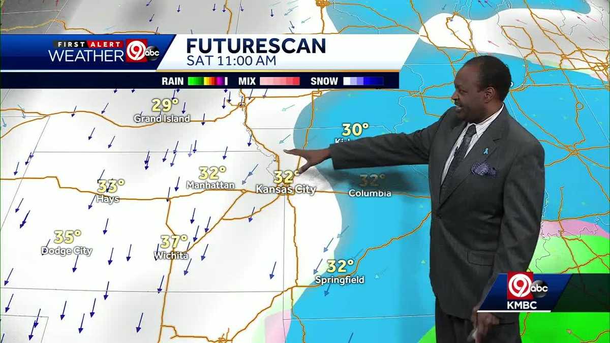 Colder Wednesday, tracking chance for light snow Friday into Saturday