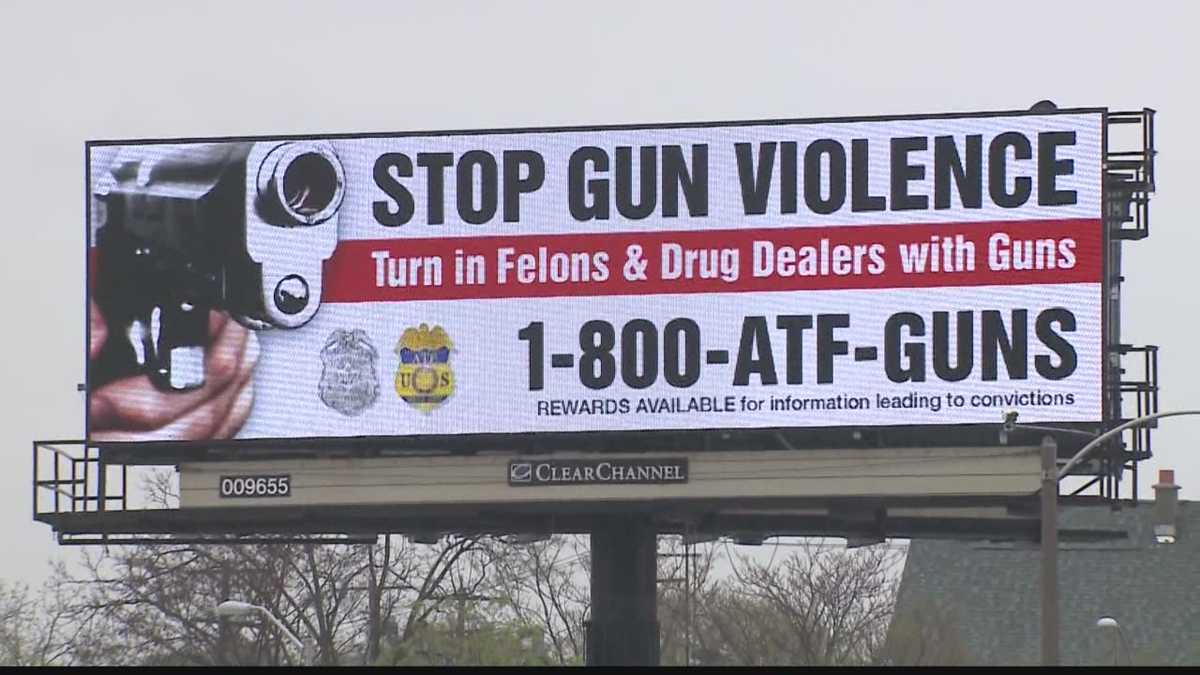 New billboards to help in fight against gun violence