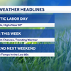 Comfortable and warm Sunday; refreshing Labor Day