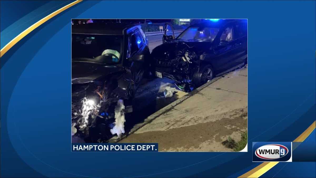 Car pursued by police hits unoccupied cruiser in Hampton, police say