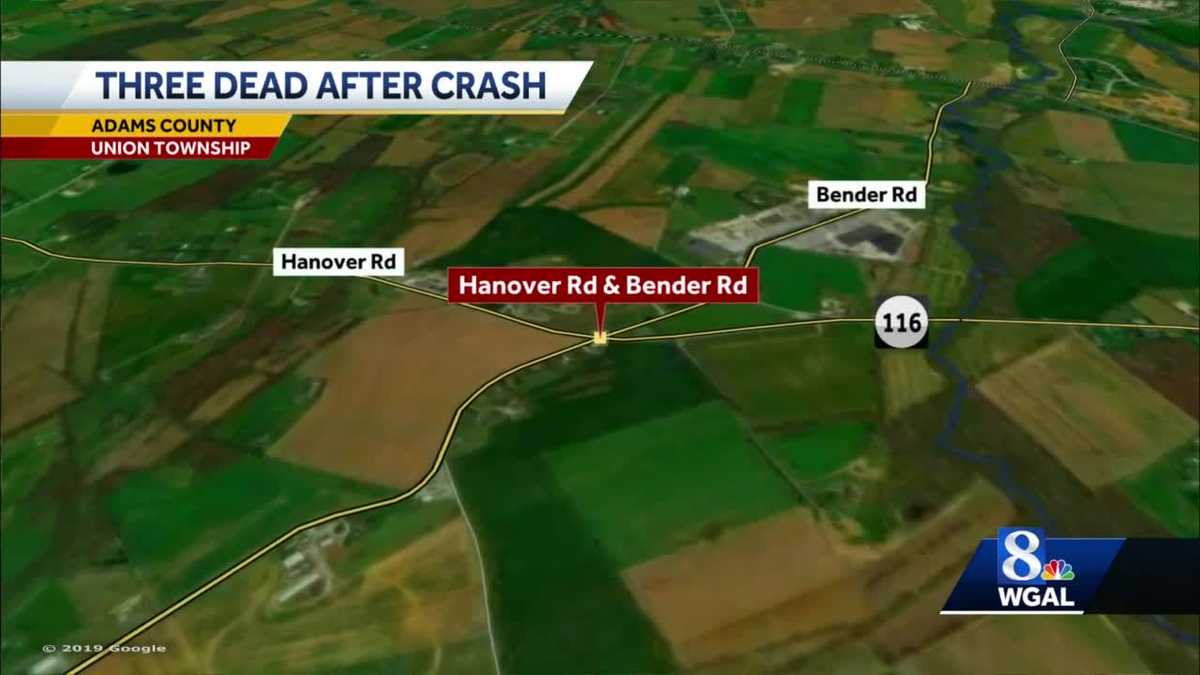 THIRD PERSON DIES after two-vehicle crash in Adams County - WGAL