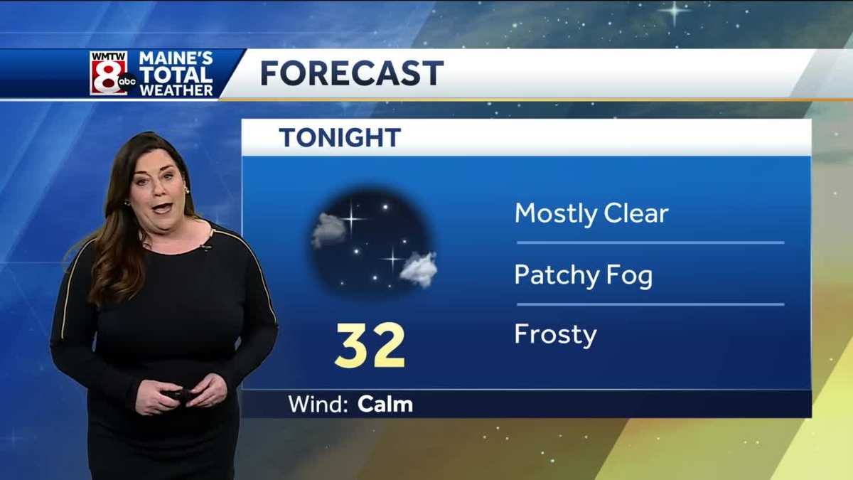 A frosty start Sunday morning, but warming into the 60s