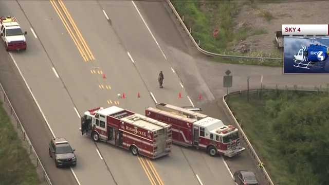 Route 422 crash closes part of road, sends 1 to the hospital - Vimarsana News