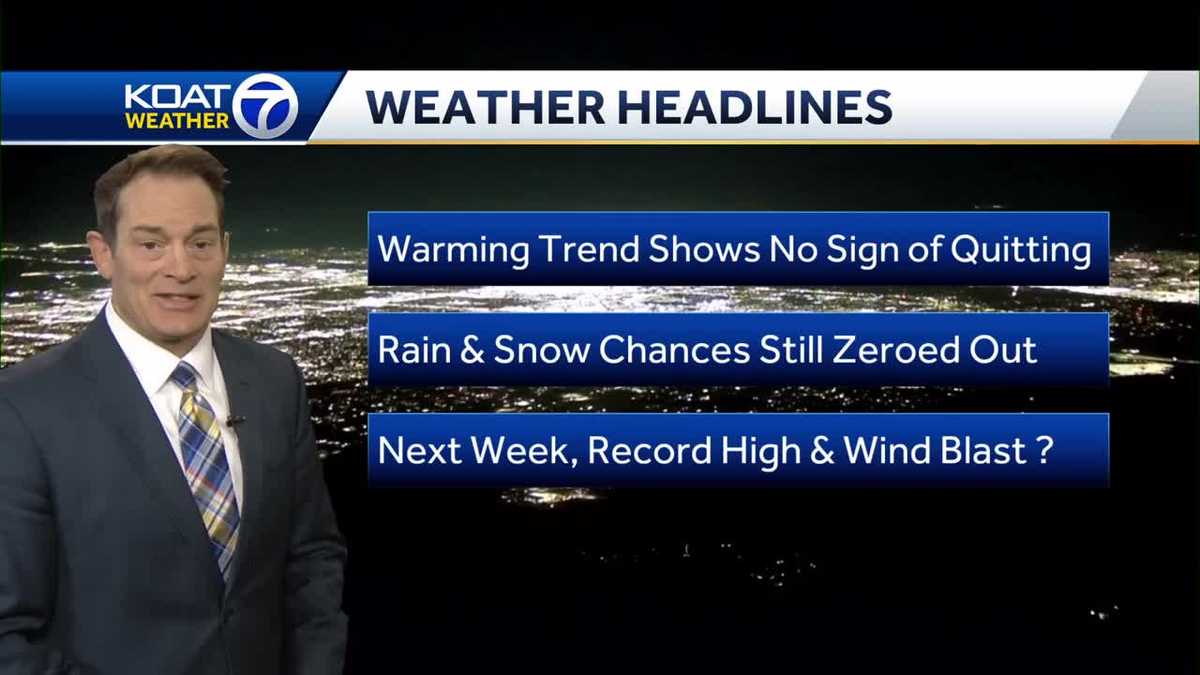 Temperatures climb as cold air moves out of New Mexico