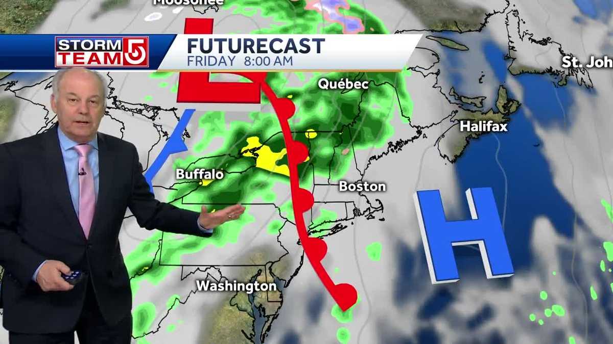 Video: Return to unsettled weather Friday, Mother's Day weekend