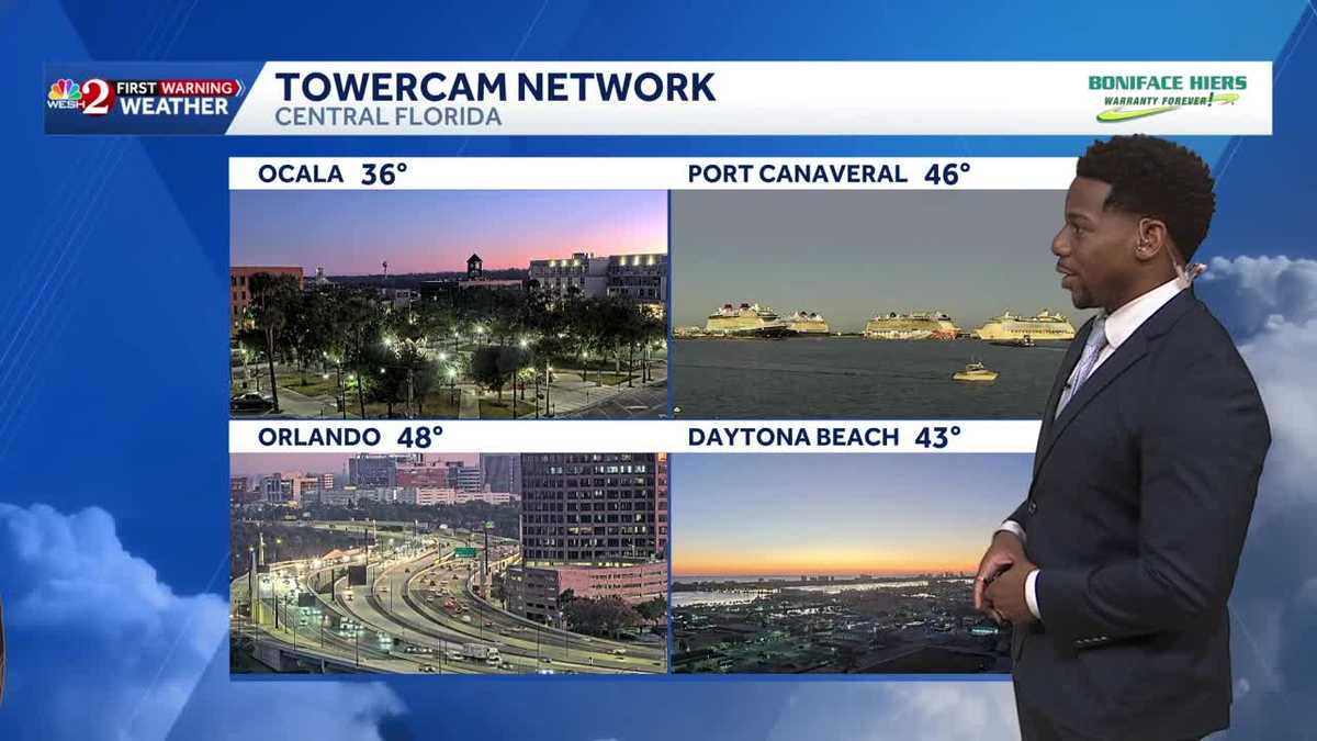 Frosty Friday Start | Coolest Air of December So Far Ahead of a Weekend Warmup in Central Florida