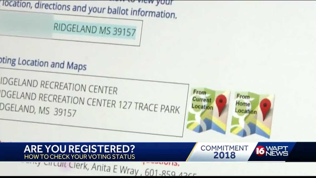 How to check your voting status