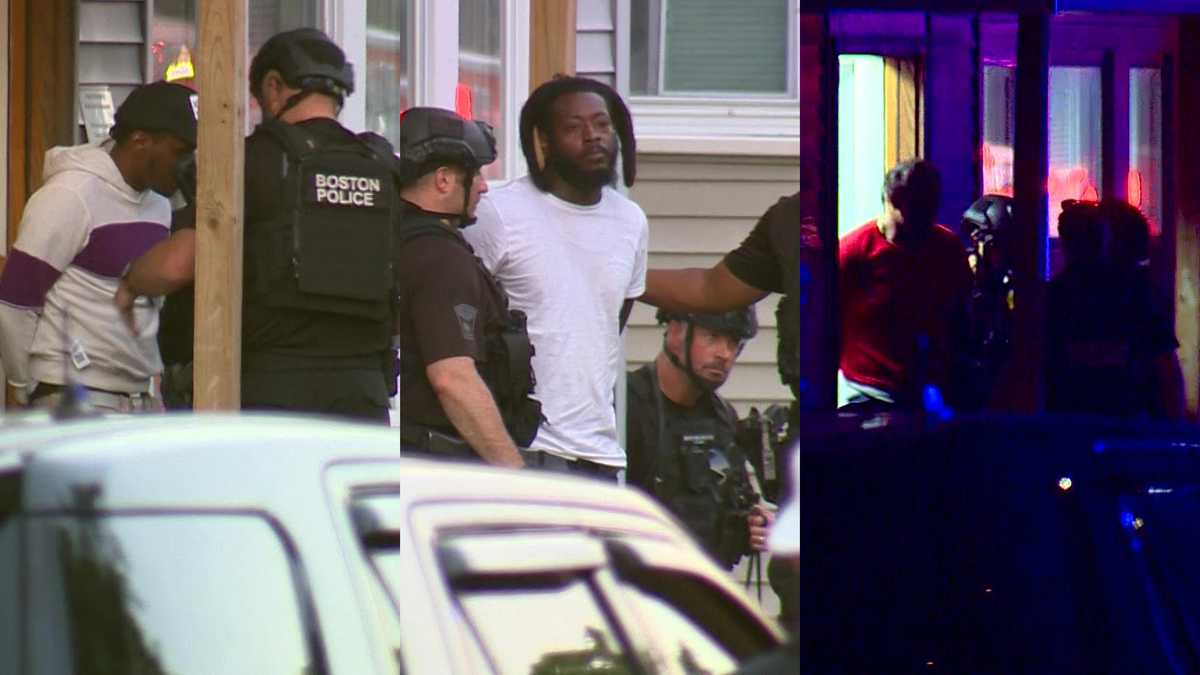 3 arrested after barber shop armed robbery, standoff in Boston